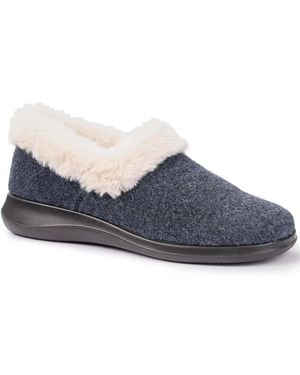 Hotter Snug Ii Warmlined Slippers - Blue