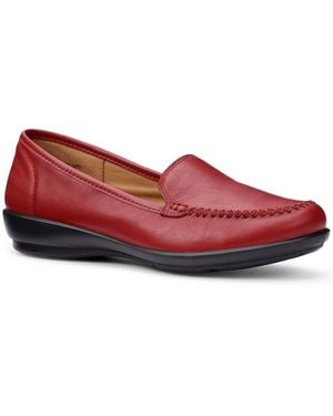 Hotter Jazz Wide Shoes - Red