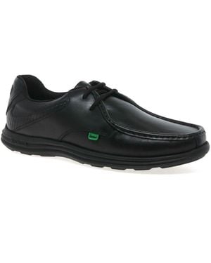 Kickers Reason Lace Casual Lace Up Shoes - Black