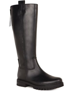 Gabor Ledrod Knee High Boots - Black