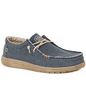 HEYDUDE Wally Braided Shoes - Blue
