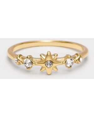 Charles & Keith Everest Crystal Star Ring - White