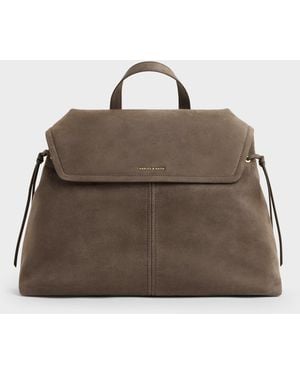 Charles & Keith Noane Backpack - Brown