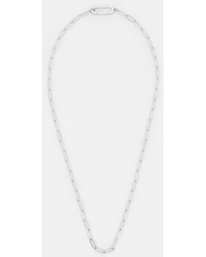 Charles & Keith Arleth Pendant Chain Necklace - White