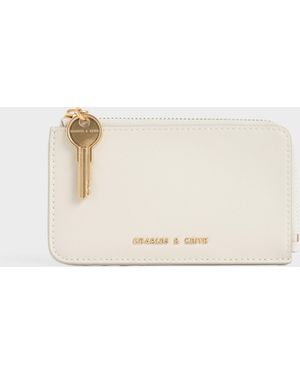 Charles & Keith Lane Key Zip-around Wallet - Multicolour