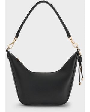 Charles & Keith Everleigh Crossbody Bag - Black