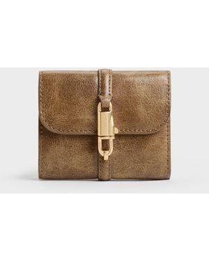Charles & Keith Delfina Small Wallet - Natural