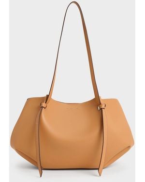 Charles & Keith Calla Tote Bag - White