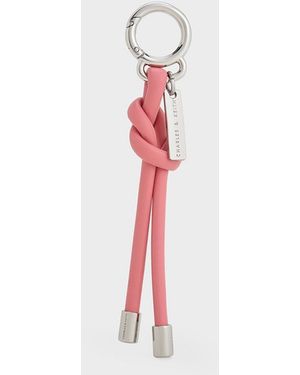 Charles & Keith Knotted Rope Charm - White