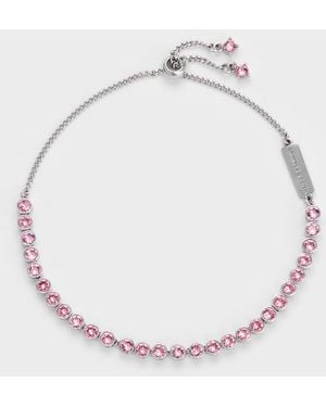 Charles & Keith Paige Crystal Tennis Bracelet - White
