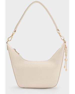 Charles & Keith Everleigh Crossbody Bag - White