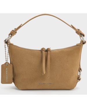 Charles & Keith Tatiana Tassel Hobo Bag - Multicolor