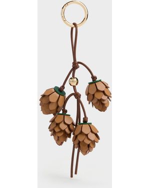 Charles & Keith Pinecone Charm - White