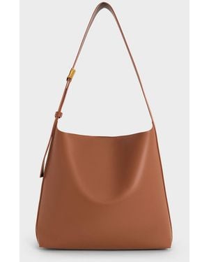 Charles & Keith Edna Tote Bag - White