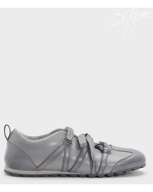 Charles & Keith Silko Burnished Mary Jane Sneakers - Gray