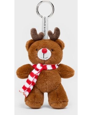 Charles & Keith Dodie Reindeer Charm - White