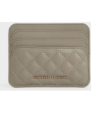 Charles & Keith Cleo Quilted Card Holder - Multicolour