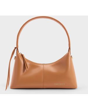 Charles & Keith Simone Shoulder Bag - Brown