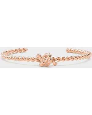 Charles & Keith Sable Rope-Knot Cuff Bangle - White