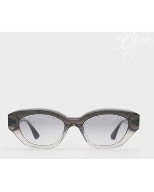 Charles & Keith Onyx Ombre Cat-Eye Sunglasses - Gray