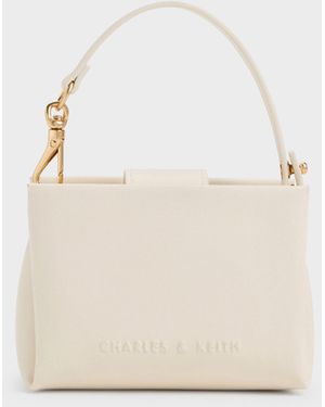Charles & Keith Bosie Micro Bag - Natural