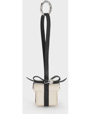Charles & Keith Gift Box Charm - White