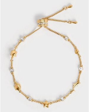 Charles & Keith Oceana Crystal Bracelet - White