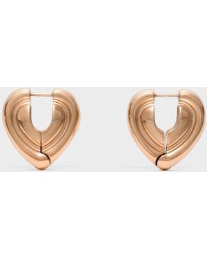 Charles & Keith Annalise Huggie Earrings - White