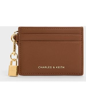 Charles & Keith Scottie Card Holder - Brown