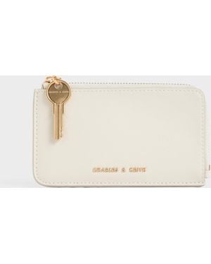 Charles & Keith Lane Key Zip-around Wallet - Multicolour