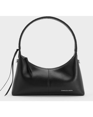 Charles & Keith Simone Shoulder Bag - Black