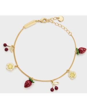 Charles & Keith Francie Charm Bracelet - Metallic