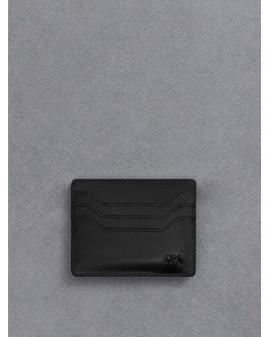 Charles & Keith Carli Leather Multi-slot Card Holder - Gray