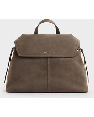 Charles & Keith Noane Backpack - Brown