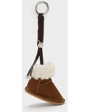 Charles & Keith Cosima Snow-Boot Charm - White