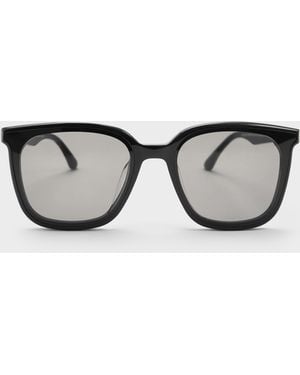Charles & Keith Maude Square Sunglasses - Gray