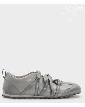 Charles & Keith Silko Burnished Mary Jane Sneakers - Gray