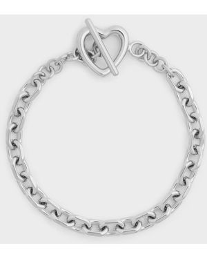 Charles & Keith Annalise Heart Bracelet - Metallic