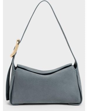 Charles & Keith Aislin Shoulder Bag - Gray