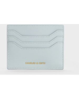 Charles & Keith Carli Multi-Slot Card Holder - Blue