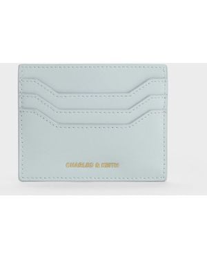 Charles & Keith Carli Multi-Slot Card Holder - Blue