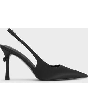 Charles & Keith Brantley Bow Slingback Pumps - White