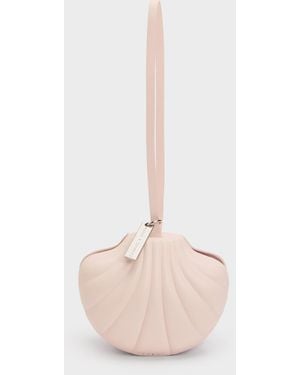 Charles & Keith Seashell Swirl-print Tote Charm - Pink