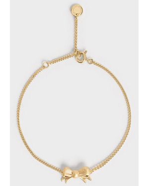 Charles & Keith Paige Ribbon Bracelet - Metallic