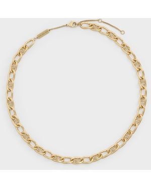 Charles & Keith Nyra Mixed-link Chain Necklace - Natural