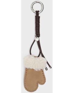 Charles & Keith Cosima Mitten Charm - White