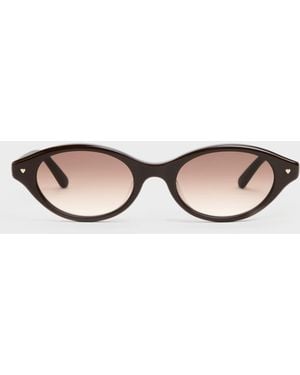 Charles & Keith Pecola Oval Sunglasses - Multicolor