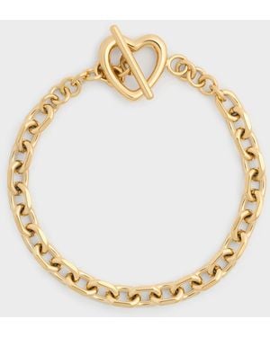 Charles & Keith Annalise Heart Bracelet - Metallic