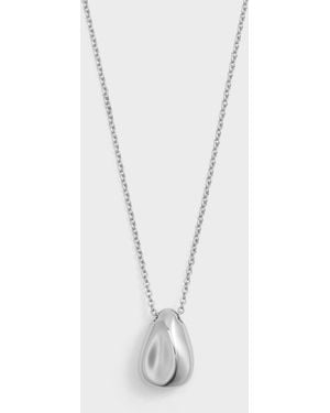 Charles & Keith Donora Sculptural Pendant Necklace - White