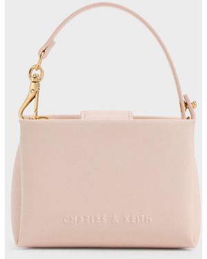 Charles & Keith Bosie Micro Bag - Pink